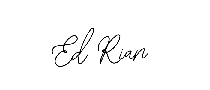 if you are searching for the best signature style for your name Ed Rian. so please give up your signature search. here we have designed multiple signature styles  using Bearetta-2O07w. Ed Rian signature style 12 images and pictures png