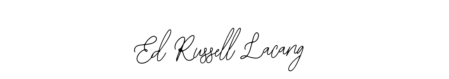 Design your own signature with our free online signature maker. With this signature software, you can create a handwritten (Bearetta-2O07w) signature for name Ed Russell Lacang. Ed Russell Lacang signature style 12 images and pictures png