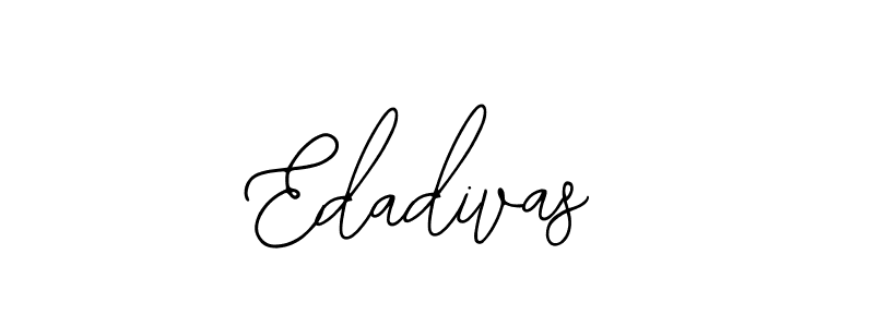 How to make Edadivas name signature. Use Bearetta-2O07w style for creating short signs online. This is the latest handwritten sign. Edadivas signature style 12 images and pictures png