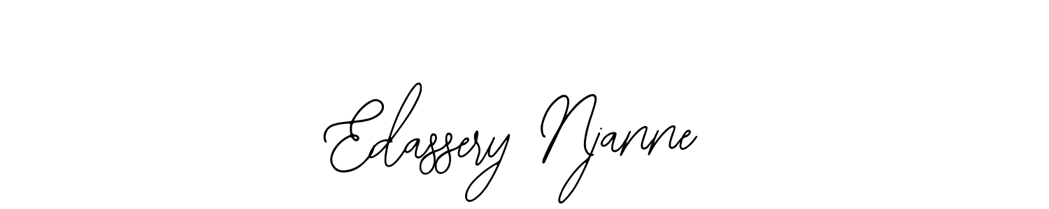 The best way (Bearetta-2O07w) to make a short signature is to pick only two or three words in your name. The name Edassery Njanne include a total of six letters. For converting this name. Edassery Njanne signature style 12 images and pictures png