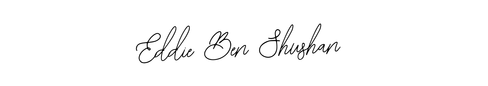 The best way (Bearetta-2O07w) to make a short signature is to pick only two or three words in your name. The name Eddie Ben Shushan include a total of six letters. For converting this name. Eddie Ben Shushan signature style 12 images and pictures png