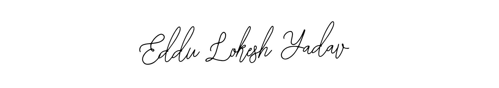 This is the best signature style for the Eddu Lokesh Yadav name. Also you like these signature font (Bearetta-2O07w). Mix name signature. Eddu Lokesh Yadav signature style 12 images and pictures png