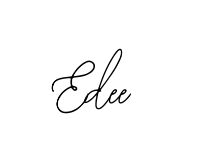 You should practise on your own different ways (Bearetta-2O07w) to write your name (Edee) in signature. don't let someone else do it for you. Edee signature style 12 images and pictures png