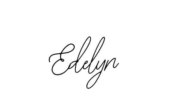 The best way (Bearetta-2O07w) to make a short signature is to pick only two or three words in your name. The name Edelyn include a total of six letters. For converting this name. Edelyn signature style 12 images and pictures png