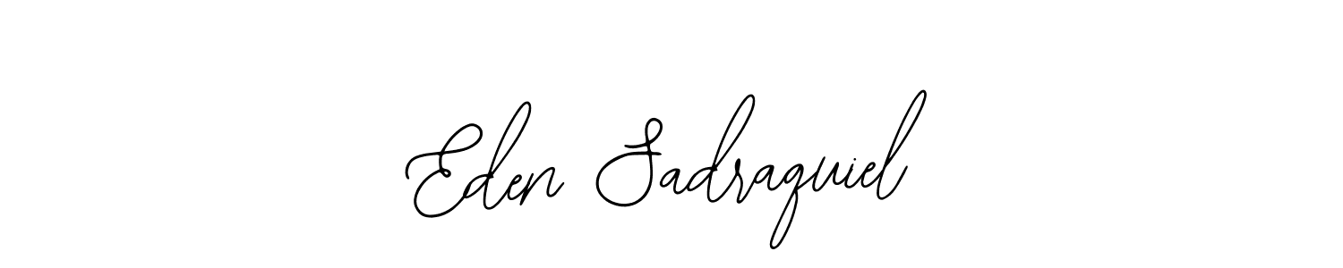 It looks lik you need a new signature style for name Eden Sadraquiel. Design unique handwritten (Bearetta-2O07w) signature with our free signature maker in just a few clicks. Eden Sadraquiel signature style 12 images and pictures png