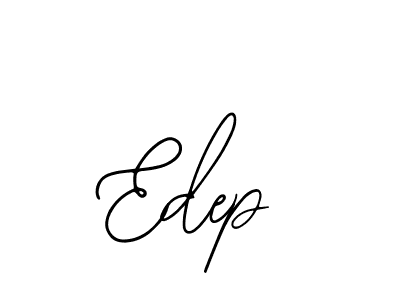 How to make Edep name signature. Use Bearetta-2O07w style for creating short signs online. This is the latest handwritten sign. Edep signature style 12 images and pictures png
