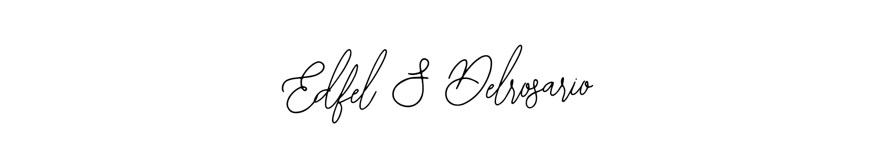 Make a beautiful signature design for name Edfel S Delrosario. With this signature (Bearetta-2O07w) style, you can create a handwritten signature for free. Edfel S Delrosario signature style 12 images and pictures png
