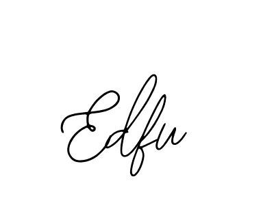 You should practise on your own different ways (Bearetta-2O07w) to write your name (Edfu) in signature. don't let someone else do it for you. Edfu signature style 12 images and pictures png