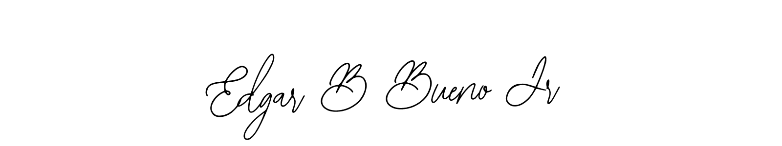 Make a beautiful signature design for name Edgar B Bueno Jr. With this signature (Bearetta-2O07w) style, you can create a handwritten signature for free. Edgar B Bueno Jr signature style 12 images and pictures png