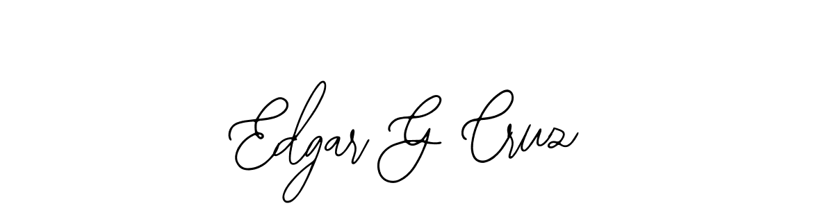 Edgar G Cruz stylish signature style. Best Handwritten Sign (Bearetta-2O07w) for my name. Handwritten Signature Collection Ideas for my name Edgar G Cruz. Edgar G Cruz signature style 12 images and pictures png