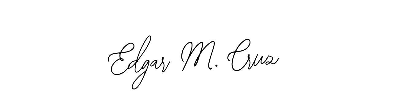 How to make Edgar M. Cruz signature? Bearetta-2O07w is a professional autograph style. Create handwritten signature for Edgar M. Cruz name. Edgar M. Cruz signature style 12 images and pictures png