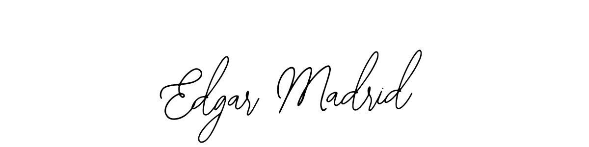 Design your own signature with our free online signature maker. With this signature software, you can create a handwritten (Bearetta-2O07w) signature for name Edgar Madrid. Edgar Madrid signature style 12 images and pictures png