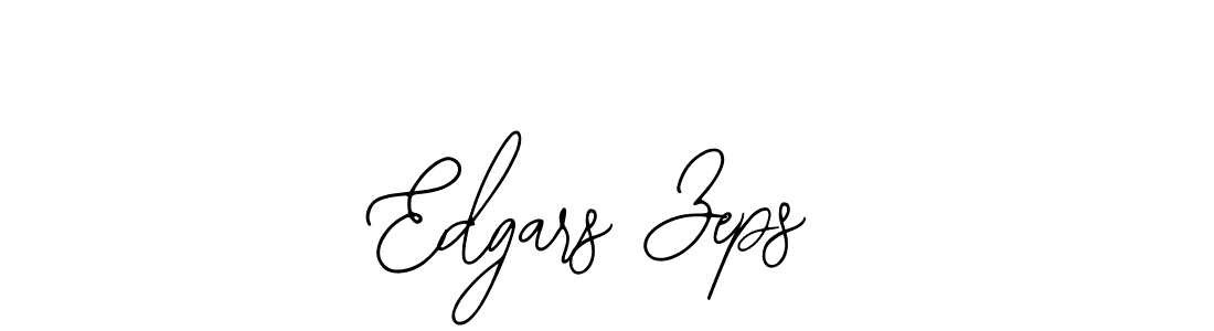 You should practise on your own different ways (Bearetta-2O07w) to write your name (Edgars Zeps) in signature. don't let someone else do it for you. Edgars Zeps signature style 12 images and pictures png