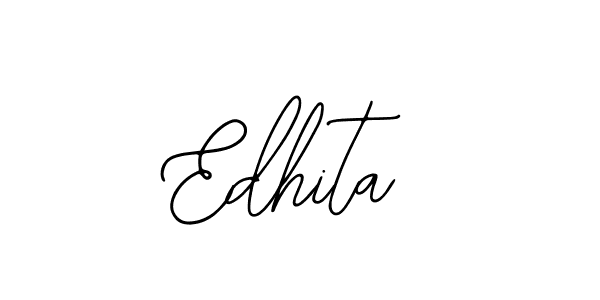 How to make Edhita signature? Bearetta-2O07w is a professional autograph style. Create handwritten signature for Edhita name. Edhita signature style 12 images and pictures png