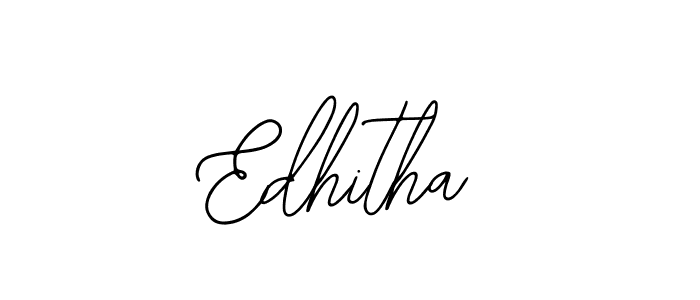 How to make Edhitha signature? Bearetta-2O07w is a professional autograph style. Create handwritten signature for Edhitha name. Edhitha signature style 12 images and pictures png