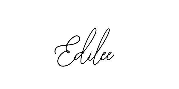 Design your own signature with our free online signature maker. With this signature software, you can create a handwritten (Bearetta-2O07w) signature for name Edilee. Edilee signature style 12 images and pictures png