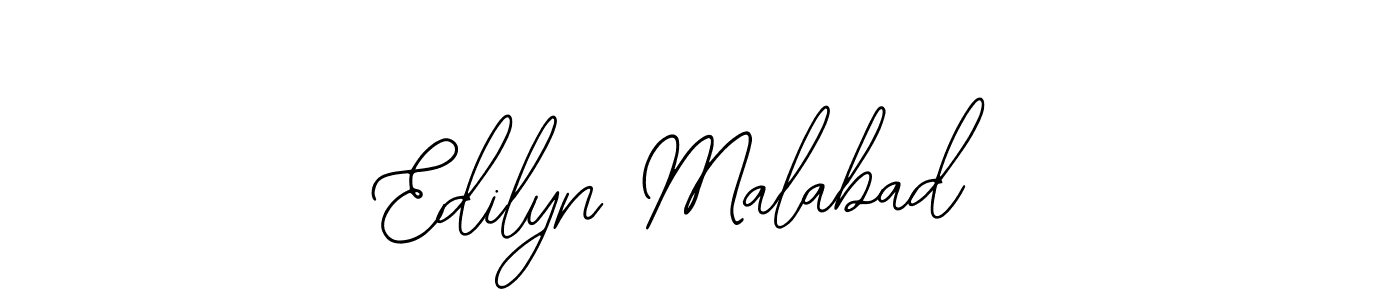 Make a beautiful signature design for name Edilyn Malabad. Use this online signature maker to create a handwritten signature for free. Edilyn Malabad signature style 12 images and pictures png