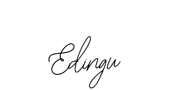 You should practise on your own different ways (Bearetta-2O07w) to write your name (Edingu) in signature. don't let someone else do it for you. Edingu signature style 12 images and pictures png