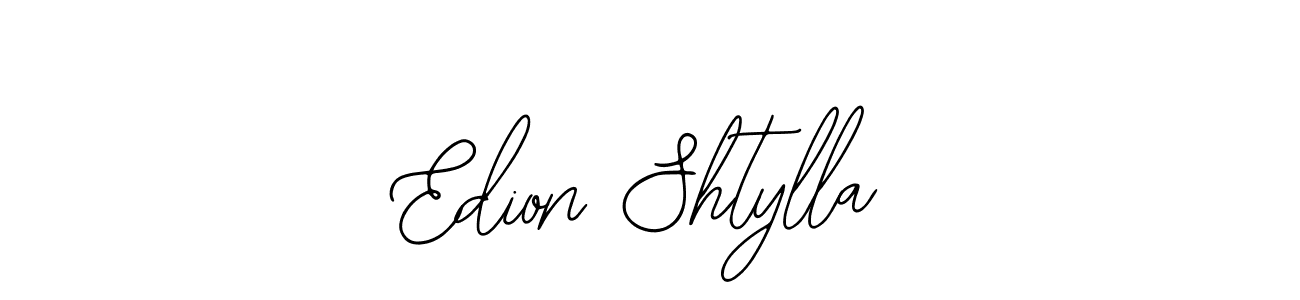 if you are searching for the best signature style for your name Edion Shtylla. so please give up your signature search. here we have designed multiple signature styles  using Bearetta-2O07w. Edion Shtylla signature style 12 images and pictures png