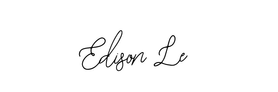 Also we have Edison Le name is the best signature style. Create professional handwritten signature collection using Bearetta-2O07w autograph style. Edison Le signature style 12 images and pictures png