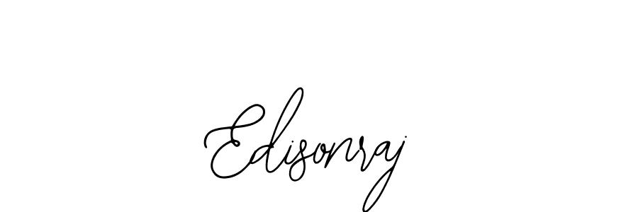 The best way (Bearetta-2O07w) to make a short signature is to pick only two or three words in your name. The name Edisonraj include a total of six letters. For converting this name. Edisonraj signature style 12 images and pictures png