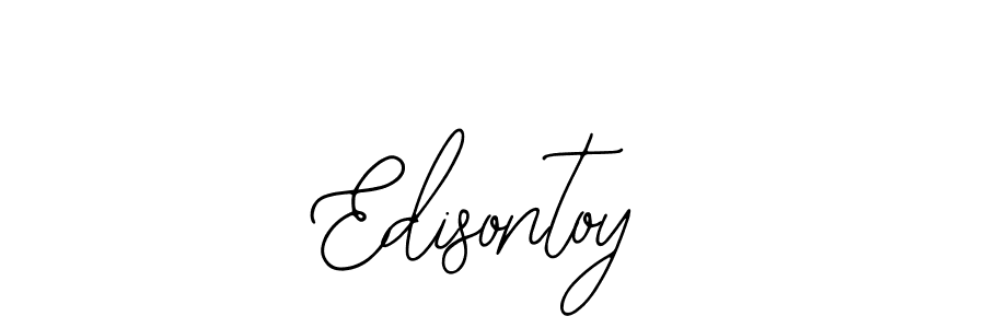 Use a signature maker to create a handwritten signature online. With this signature software, you can design (Bearetta-2O07w) your own signature for name Edisontoy. Edisontoy signature style 12 images and pictures png