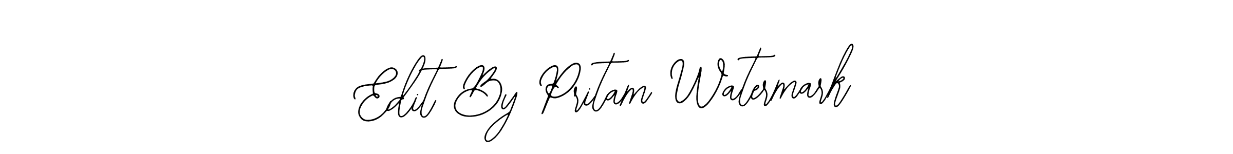 How to make Edit By Pritam Watermark signature? Bearetta-2O07w is a professional autograph style. Create handwritten signature for Edit By Pritam Watermark name. Edit By Pritam Watermark signature style 12 images and pictures png