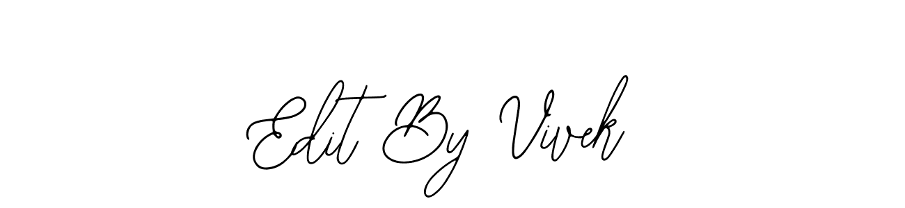 Similarly Bearetta-2O07w is the best handwritten signature design. Signature creator online .You can use it as an online autograph creator for name Edit By Vivek. Edit By Vivek signature style 12 images and pictures png