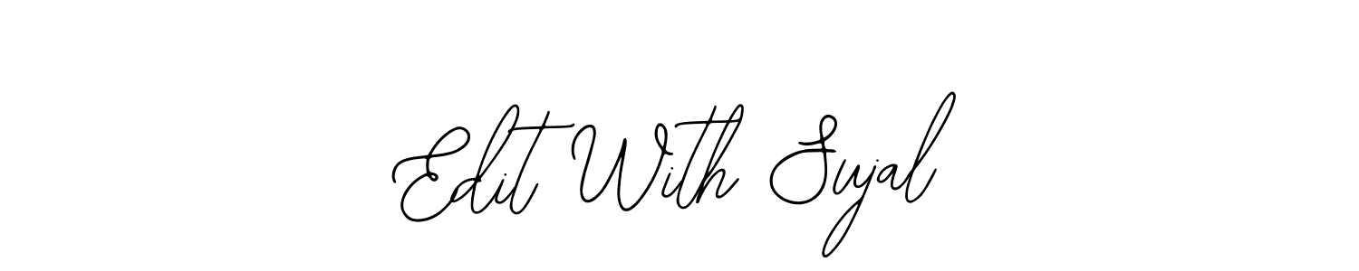 Also You can easily find your signature by using the search form. We will create Edit With Sujal name handwritten signature images for you free of cost using Bearetta-2O07w sign style. Edit With Sujal signature style 12 images and pictures png