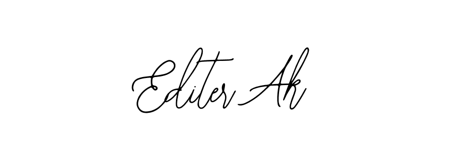 How to make Editer Ak signature? Bearetta-2O07w is a professional autograph style. Create handwritten signature for Editer Ak name. Editer Ak signature style 12 images and pictures png