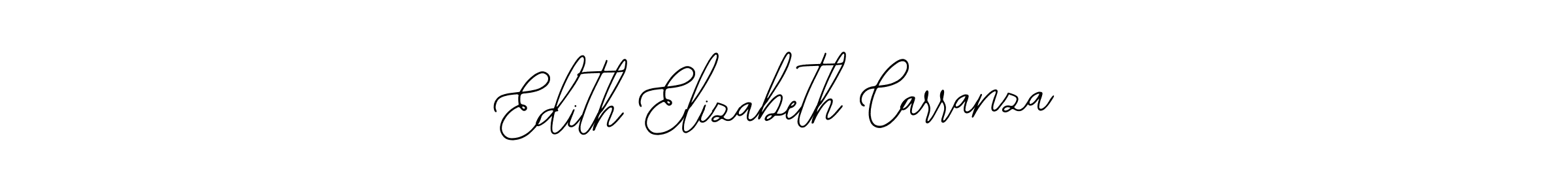 How to make Edith Elizabeth Carranza signature? Bearetta-2O07w is a professional autograph style. Create handwritten signature for Edith Elizabeth Carranza name. Edith Elizabeth Carranza signature style 12 images and pictures png