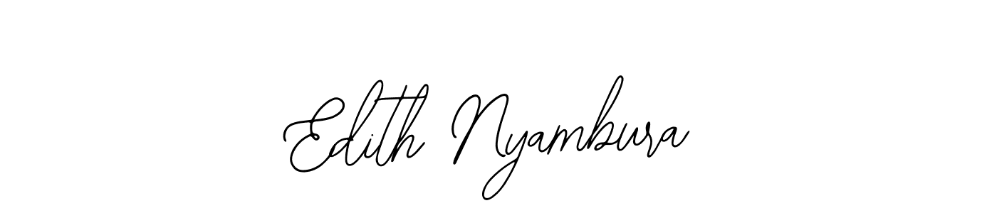 Also You can easily find your signature by using the search form. We will create Edith Nyambura name handwritten signature images for you free of cost using Bearetta-2O07w sign style. Edith Nyambura signature style 12 images and pictures png