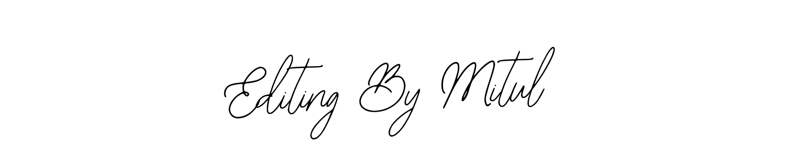 Make a beautiful signature design for name Editing By Mitul. Use this online signature maker to create a handwritten signature for free. Editing By Mitul signature style 12 images and pictures png