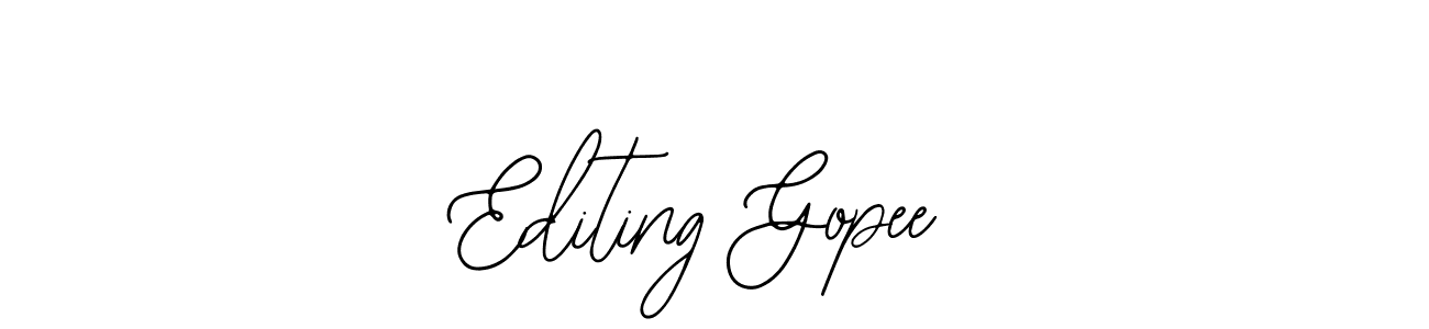 Editing Gopee stylish signature style. Best Handwritten Sign (Bearetta-2O07w) for my name. Handwritten Signature Collection Ideas for my name Editing Gopee. Editing Gopee signature style 12 images and pictures png