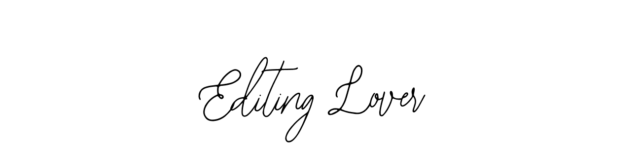 It looks lik you need a new signature style for name Editing Lover. Design unique handwritten (Bearetta-2O07w) signature with our free signature maker in just a few clicks. Editing Lover signature style 12 images and pictures png