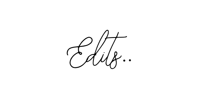 if you are searching for the best signature style for your name Edits... so please give up your signature search. here we have designed multiple signature styles  using Bearetta-2O07w. Edits.. signature style 12 images and pictures png