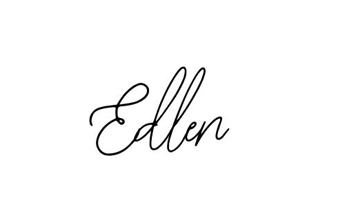 Make a beautiful signature design for name Edlen. With this signature (Bearetta-2O07w) style, you can create a handwritten signature for free. Edlen signature style 12 images and pictures png