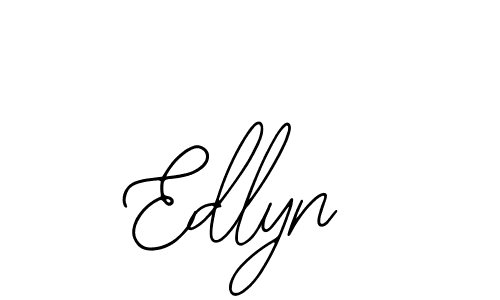 Use a signature maker to create a handwritten signature online. With this signature software, you can design (Bearetta-2O07w) your own signature for name Edlyn. Edlyn signature style 12 images and pictures png
