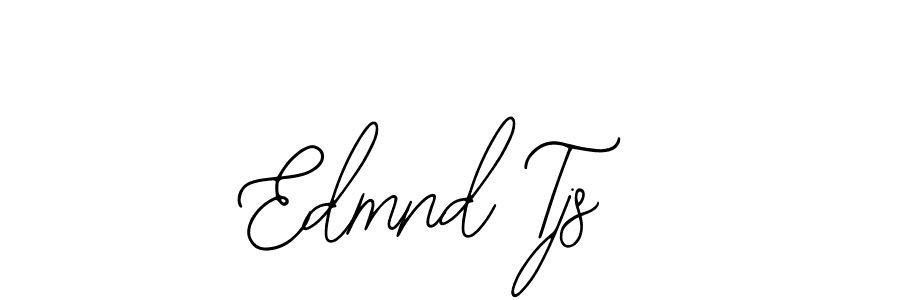 This is the best signature style for the Edmnd Tjs name. Also you like these signature font (Bearetta-2O07w). Mix name signature. Edmnd Tjs signature style 12 images and pictures png