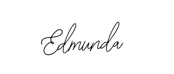 The best way (Bearetta-2O07w) to make a short signature is to pick only two or three words in your name. The name Edmunda include a total of six letters. For converting this name. Edmunda signature style 12 images and pictures png