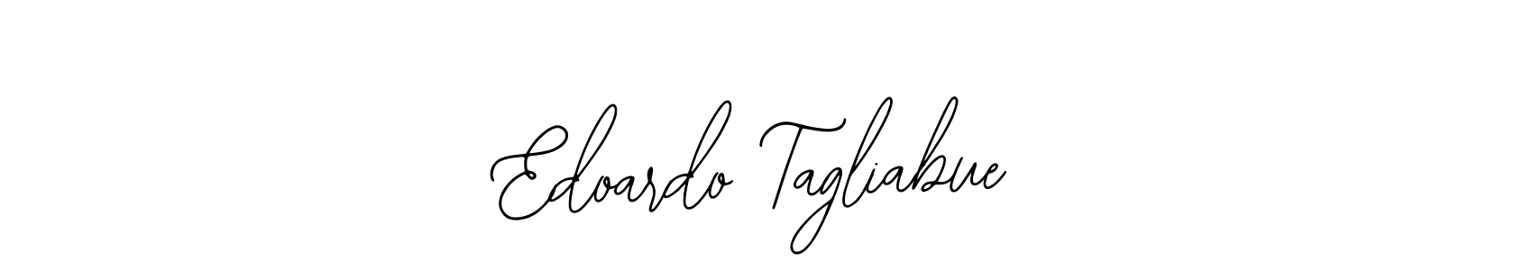 The best way (Bearetta-2O07w) to make a short signature is to pick only two or three words in your name. The name Edoardo Tagliabue include a total of six letters. For converting this name. Edoardo Tagliabue signature style 12 images and pictures png