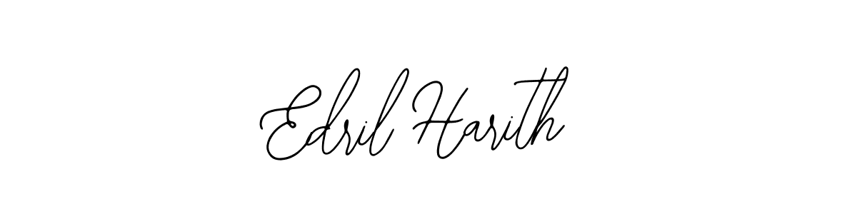 Use a signature maker to create a handwritten signature online. With this signature software, you can design (Bearetta-2O07w) your own signature for name Edril Harith. Edril Harith signature style 12 images and pictures png