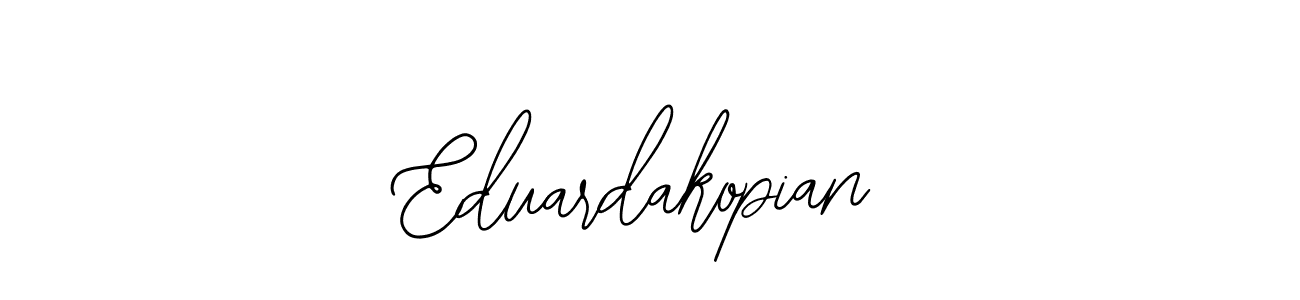 How to make Eduardakopian signature? Bearetta-2O07w is a professional autograph style. Create handwritten signature for Eduardakopian name. Eduardakopian signature style 12 images and pictures png