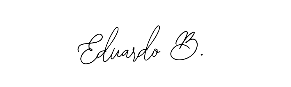 This is the best signature style for the Eduardo B. name. Also you like these signature font (Bearetta-2O07w). Mix name signature. Eduardo B. signature style 12 images and pictures png