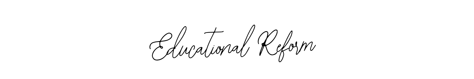 How to make Educational Reform signature? Bearetta-2O07w is a professional autograph style. Create handwritten signature for Educational Reform name. Educational Reform signature style 12 images and pictures png
