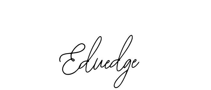 You should practise on your own different ways (Bearetta-2O07w) to write your name (Eduedge) in signature. don't let someone else do it for you. Eduedge signature style 12 images and pictures png