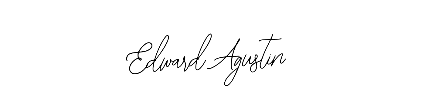 The best way (Bearetta-2O07w) to make a short signature is to pick only two or three words in your name. The name Edward Agustin include a total of six letters. For converting this name. Edward Agustin signature style 12 images and pictures png