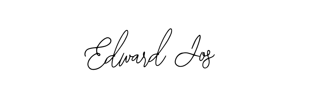 Edward Jos stylish signature style. Best Handwritten Sign (Bearetta-2O07w) for my name. Handwritten Signature Collection Ideas for my name Edward Jos. Edward Jos signature style 12 images and pictures png