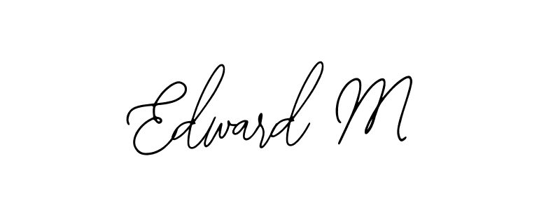 Edward M stylish signature style. Best Handwritten Sign (Bearetta-2O07w) for my name. Handwritten Signature Collection Ideas for my name Edward M. Edward M signature style 12 images and pictures png