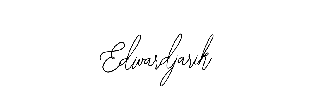 Make a beautiful signature design for name Edwardjarik. With this signature (Bearetta-2O07w) style, you can create a handwritten signature for free. Edwardjarik signature style 12 images and pictures png